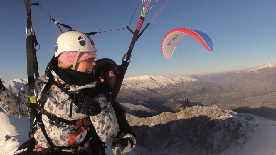 Try your hand at Tandem Paragliding from the highest launch point in Queenstown at Coronet Peak! 